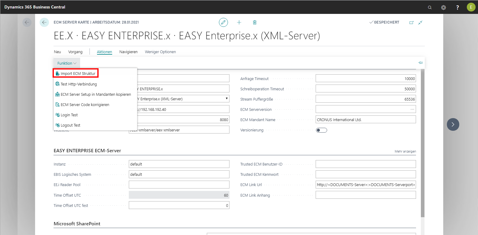 ECM Repository/Bibliothek Übersicht