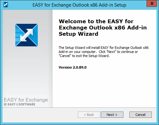 EASY For Exchange Install Outlook Add In